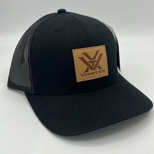 VORTEX BLACK MESH TRUCKER BALL CAP HAT BRAND NEW WITH TAGS OSFM